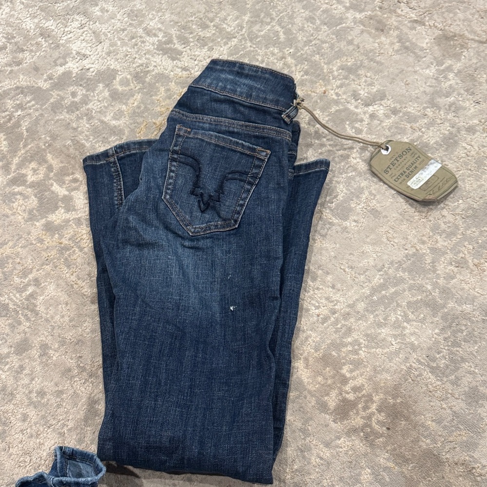 Stetson Women's Dark Blue Boot Cut Jeans